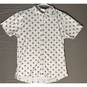 NWT League 91 Mississippi State Bulldogs Cowbell Shirt Men's Size Medium White